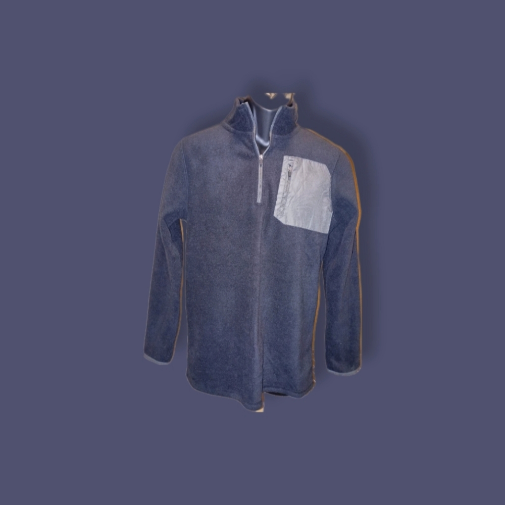 Black Champion man sweater " half zip up "